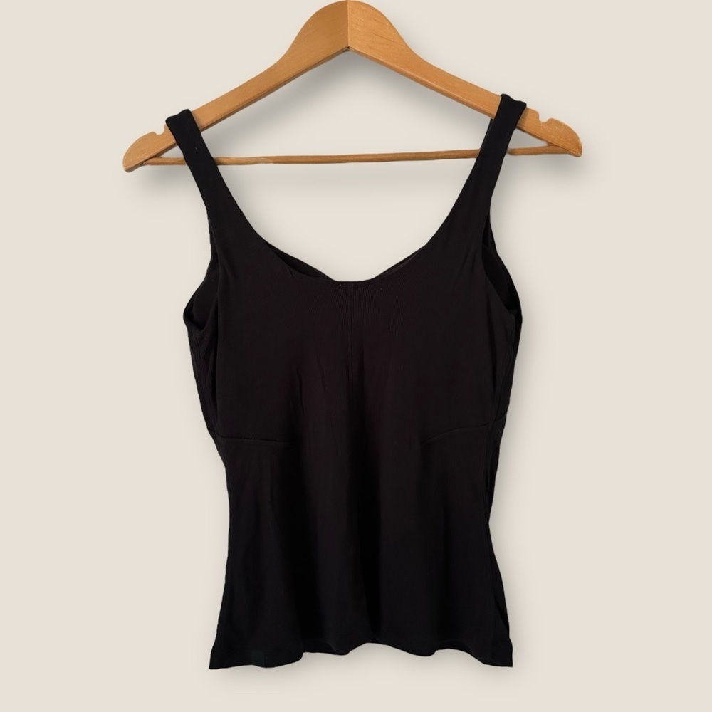 Lululemon Black Ribbed Micro-Modal Tank Top - Picture 5 of 12